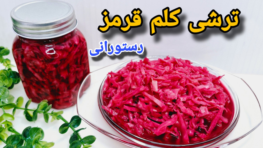 طرز تهیه ترشی کلم قرمز رستورانی فوری و خوشمزه (با تمام نکات)