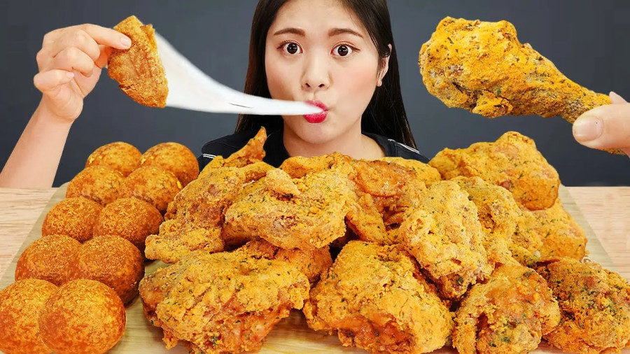 چالش دونا ، موکبانگ سوخاری خوشمزه - چالش غذا خوری ، چالش غذایی جدید