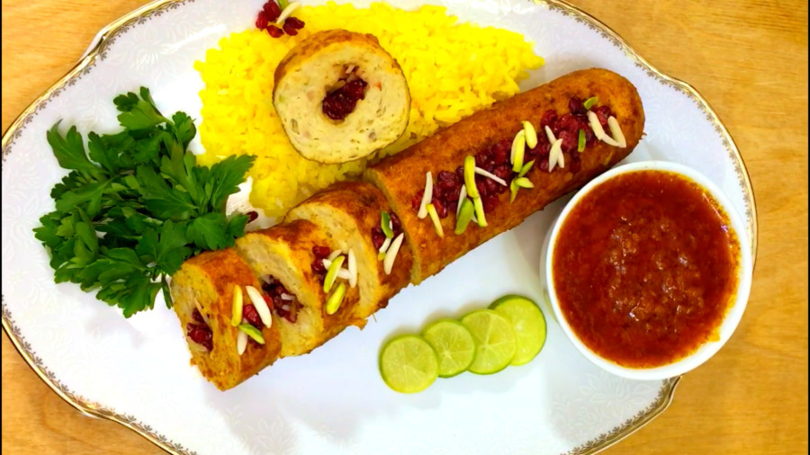 طرز تهیه رولت مرغ ساده وخوشمزه / رول مرغ مجلسی / آشپزی غذای ایرانی با هلن