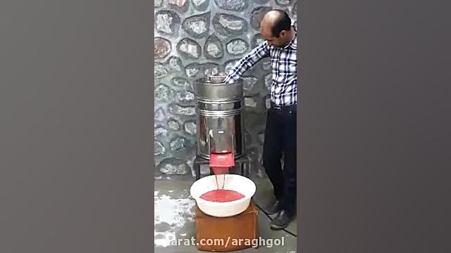 قیمت دستگاه آب گوجه گیری /دستگاه رب گیری