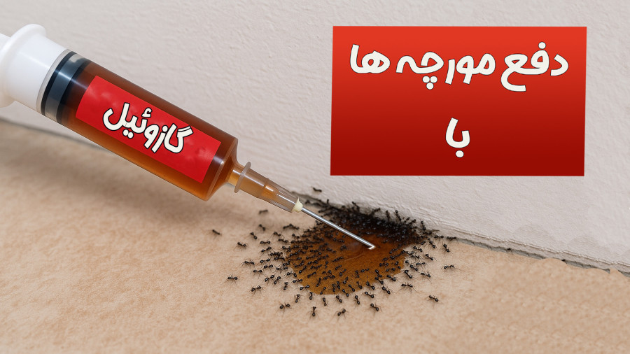 مورچهها رو فراری بده! بدون سم