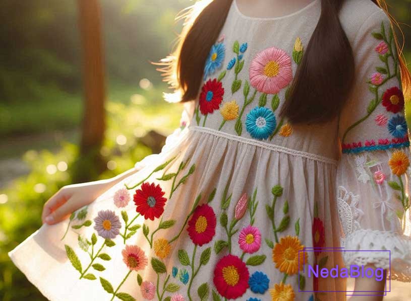 نکات مراقبتی پس از گلدوزی روی لباس