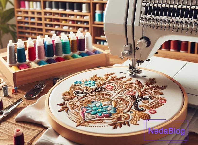 نخ مناسب گلدوزی با چرخ کدام است؟