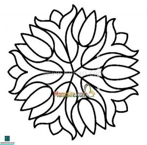 &nbsp;طرح نقاشی گل
