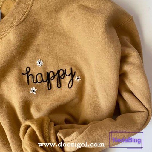 گلدوزی روی لباس