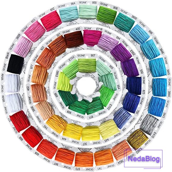 نخ مناسب برای گلدوزی