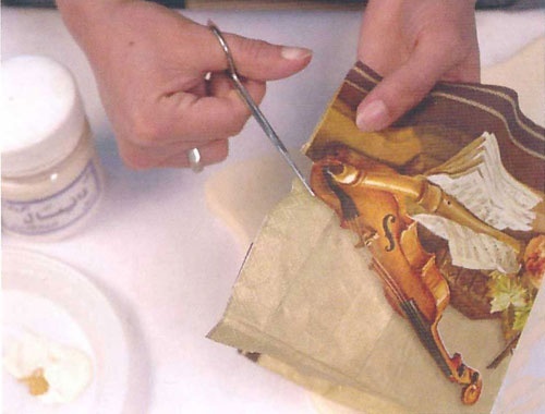 ترک روی چوب