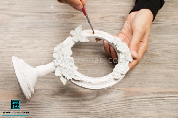  قاب آینه ی پایه دار