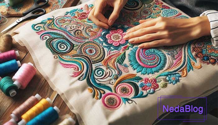 چطور پشت کار گلدوزی خود را به درستی ببندیم؟