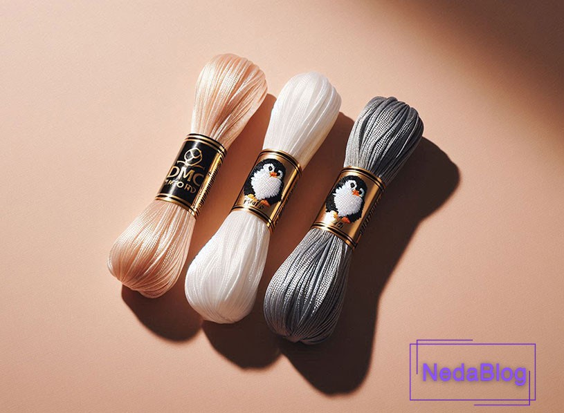 بهترین استفاده‌ها از نخ دمسه و پنگوئن در گلدوزی