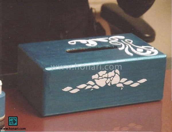 تزئین جعبه دستمال کاغذی 