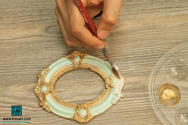 اموزش پتینه ی قاب عکس