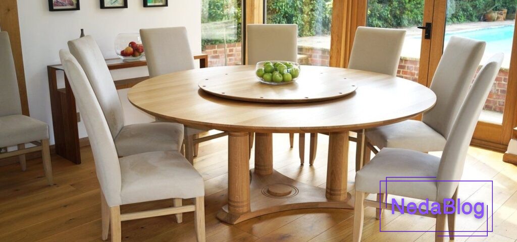 میز دایره ناهار خوری