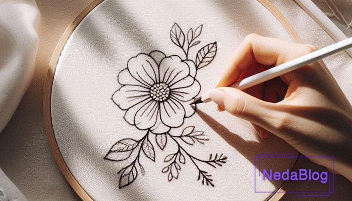 آماده‌سازی پارچه برای گلندابلاگ ساده روی پارچه