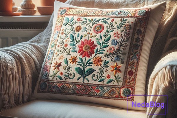 نکات مهم در گلدوزی کوسن