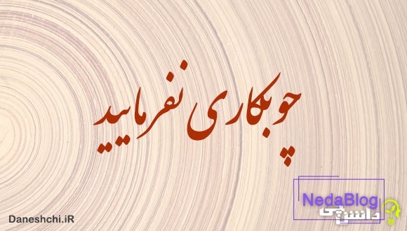 معنی ضرب المثل چوبکاری نفرمایید