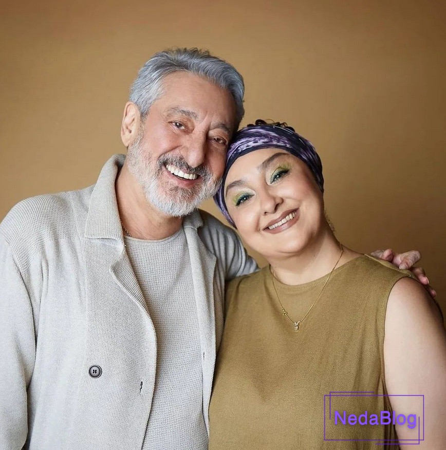 ابی و مهشید حامدی برومند همسرش