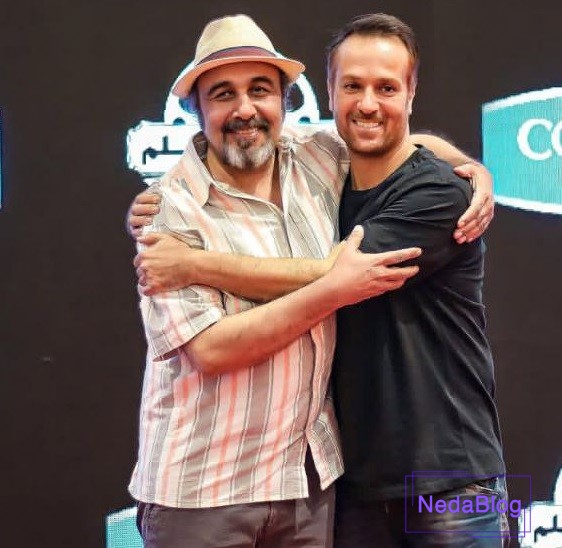 احمد مهران فر در کنار رضا عطاران