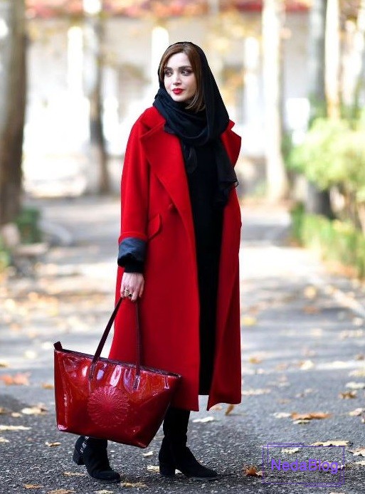 استایل زمستونی بهنوش طباطبایی