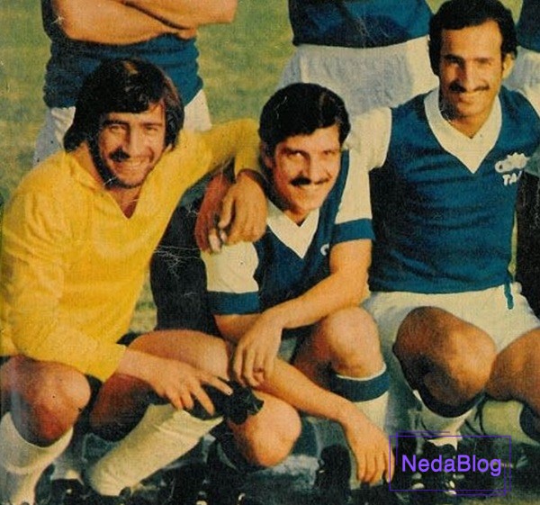 امیر قلعه نوعی در زمین فوتبال