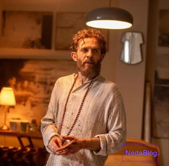 بابک حمیدیان در صحنه فیلمبرداری