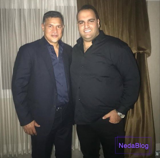 بهداد سلیمی در کنار علی دایی