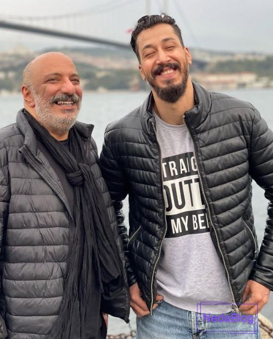 بهرام افشاری در کنار امیر جعفری