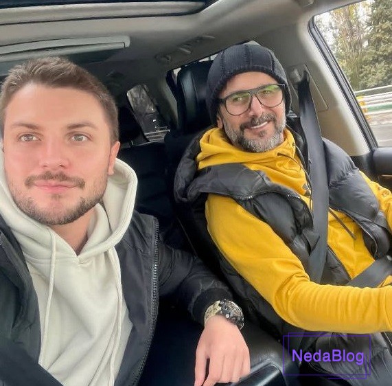 دارا حیایی در کنار پدرش امین حیایی