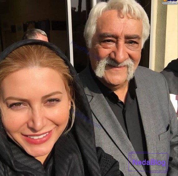 داریوش ارجمند در کنار فریبا نادری