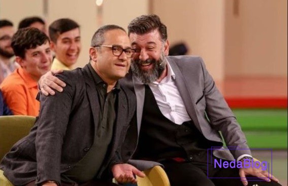 رامبد جوان در کنار مرحوم علی انصاریان