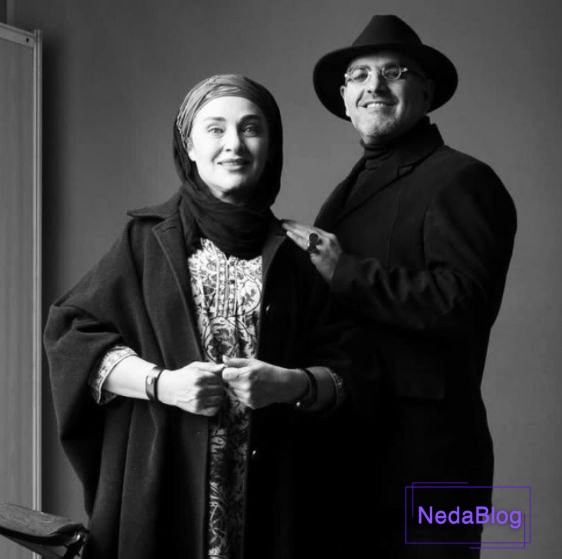 رویا نونهالی در کنار همسرش