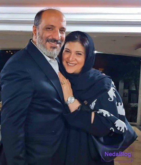 ریما رامین فر در کنار همسرش امیر جعفری