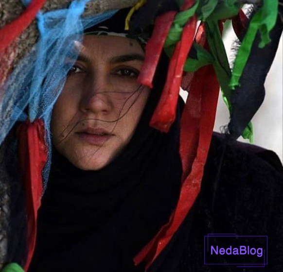 ستاره اسکندری در صحنه فیلمبرداری