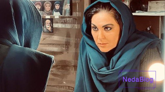 لاله اسکندری در صحنه فیلمبرداری