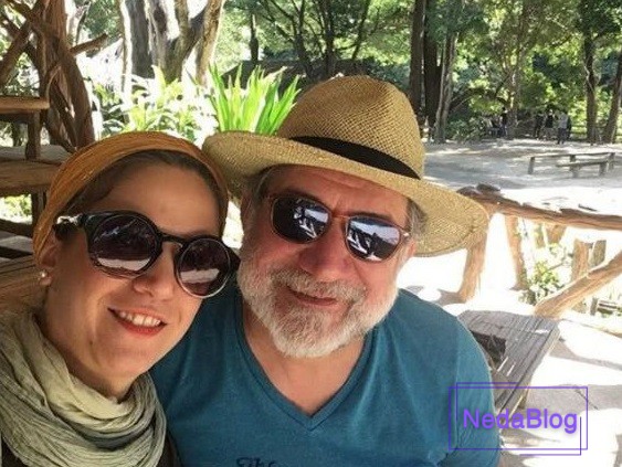 ستاره پسیانی در کنار پدرش آتیلا پسیانی