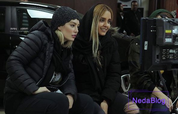 سحر قریشی در پشت صحنه فیلم