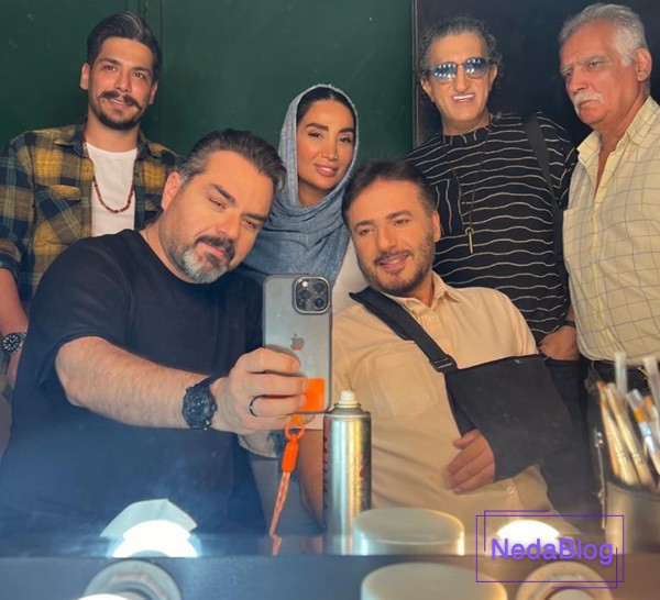 سید جواد هاشمی‌‌ در صحنه فیلمبرداری