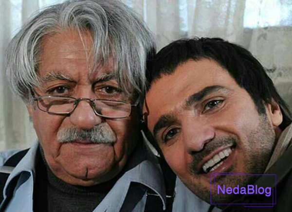 عزت الله انتظامی در کنار دیگر بازیگران