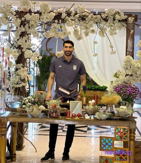 عکس علیرضا بیرانوند در سال نو