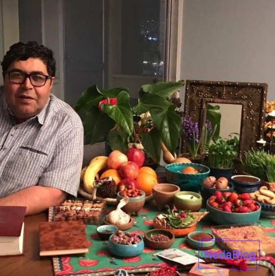 عکس فرهاد اصلانی در تحویل سال نو