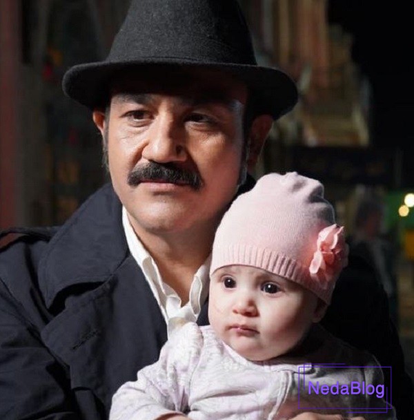 عکس قدیمی مهران غفوریان و دخترش