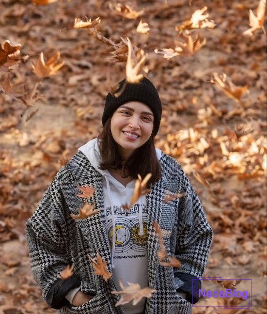 عکس پاییزی بهنوش طباطبایی