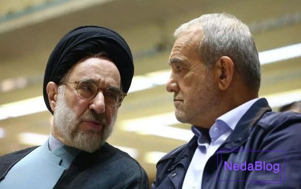 مسعود پزشکیان با محمد خاتمی