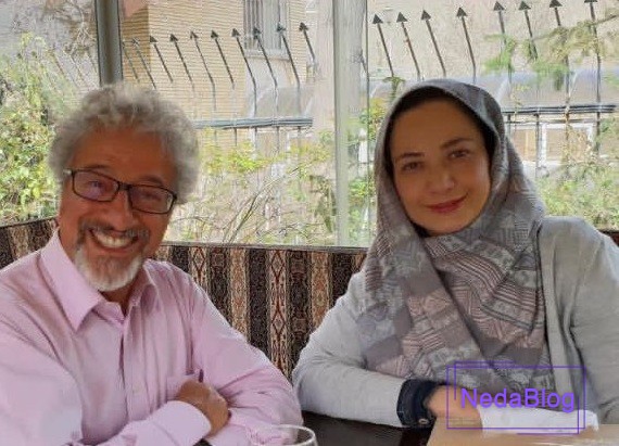 نسرین نصرتی در کنار بازیگر پایتخت