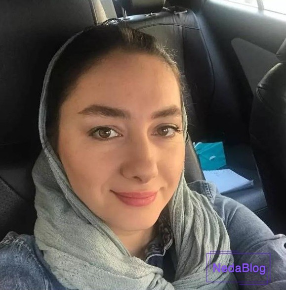 هانیه توسلی در ماشین