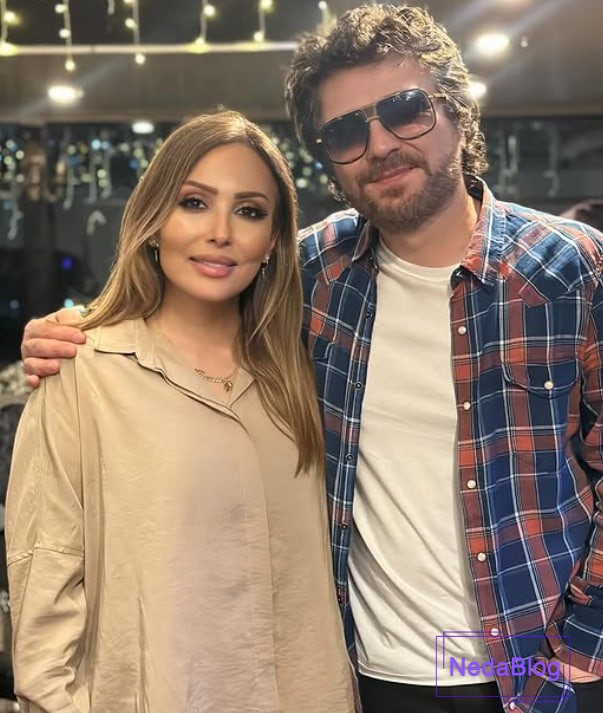 پرستو صالحی در کنار منصور