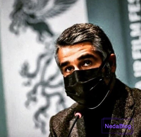 پژمان جمشیدی با ماسک