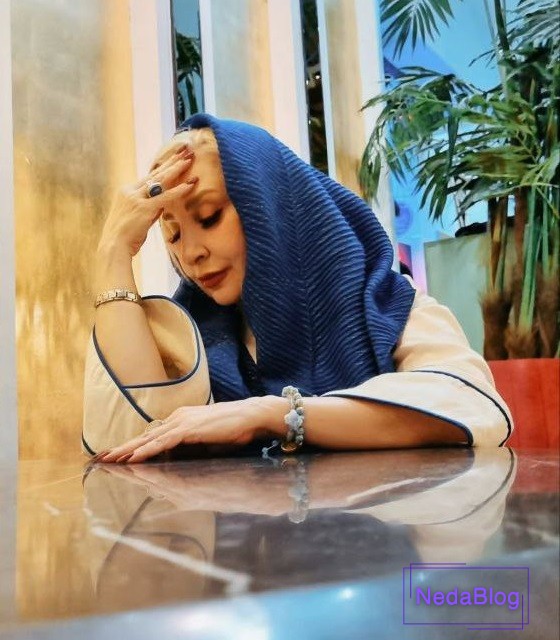 ژست جالب مرجانه گلچین