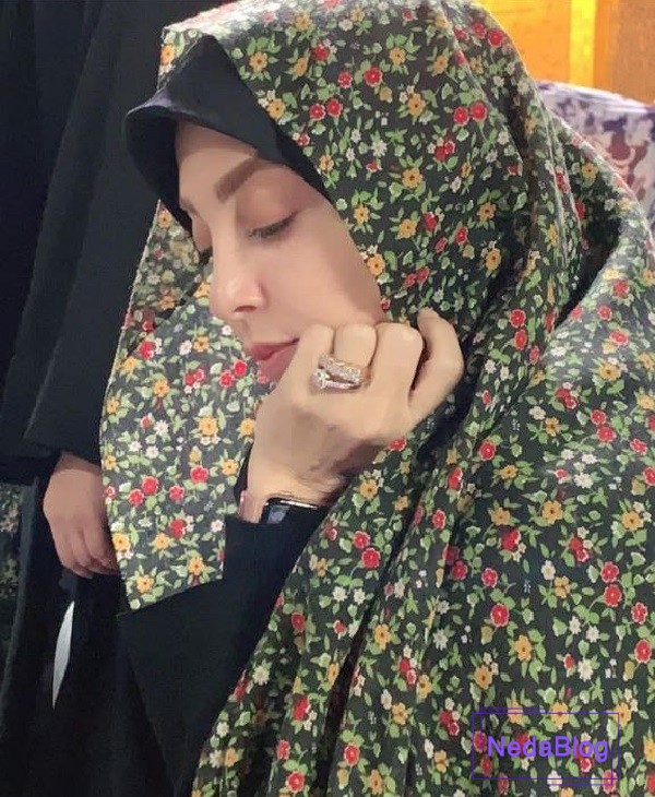 ژیلا صادقی در حرم امام رضا