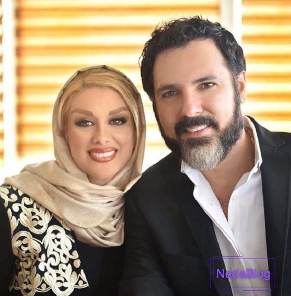 کوروش تهامی و همسرش